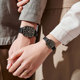 聚利时新款情侣对表日历手表一对表石英复古表盘经典手表气质超薄