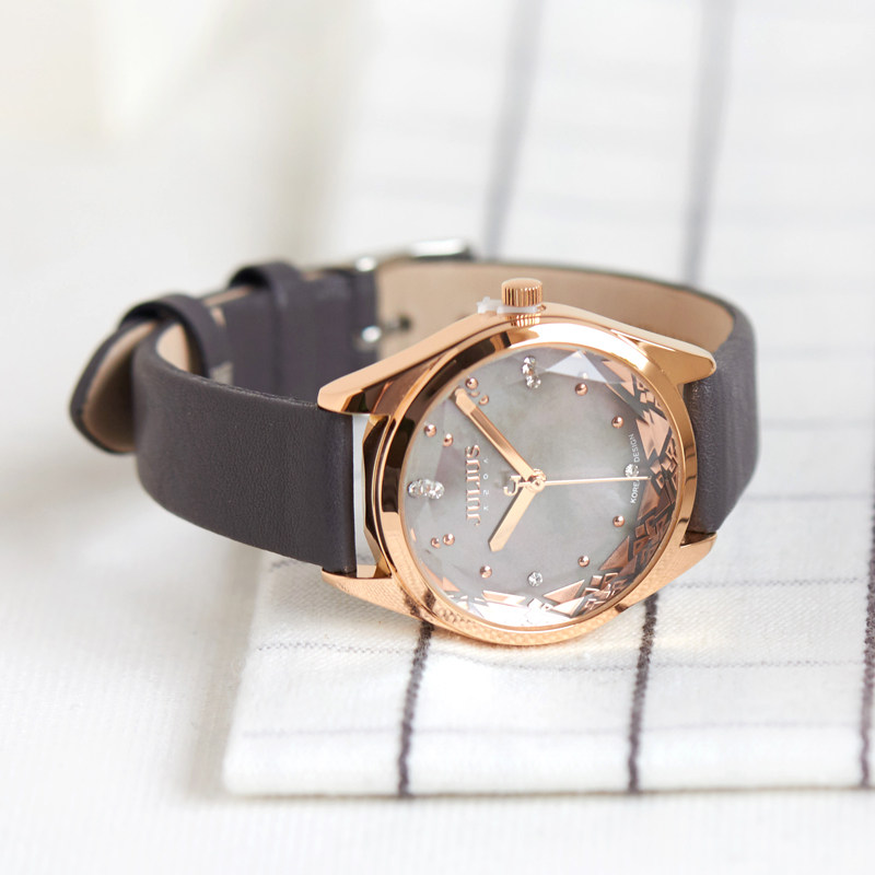 聚利时手表女 真皮_专柜正品聚利时julius真皮女士女表 简约时尚潮流