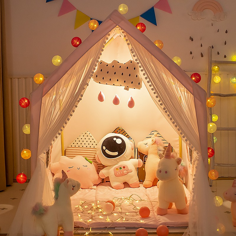 室内儿童帐篷游戏屋梦幻公主家用分床