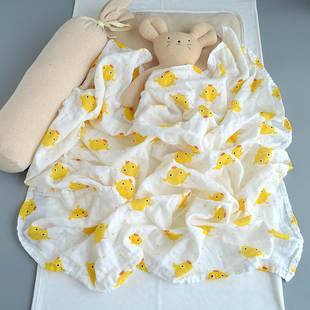 超薄纯棉纱布婴儿小被子产房新生儿包布裹巾初生宝宝夏季盖毯浴巾