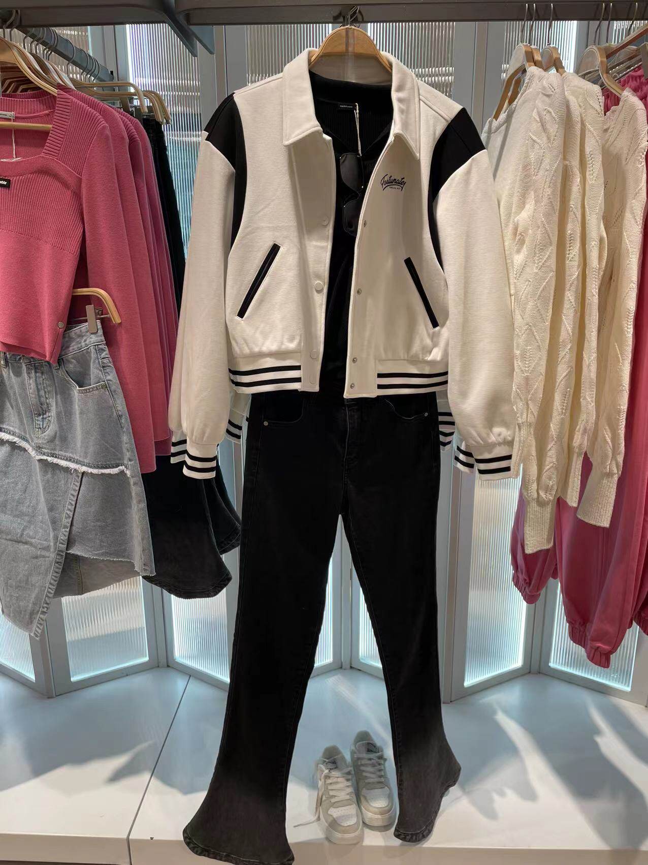 专柜正品以纯女装牛仔宽松翻领长袖外套上衣单纯女已售0新品淘宝