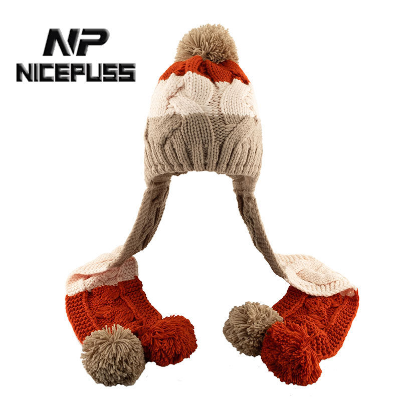 nicepuss旗舰店的优惠券大全—秋冬帽子女冬季护耳毛线