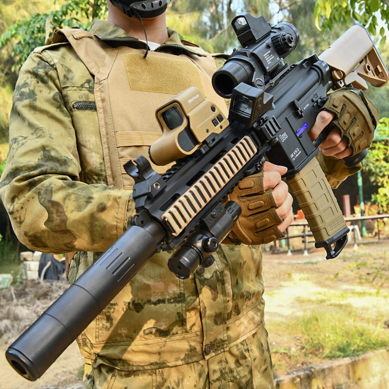 锋加盛hk416d电动连发锦明8代j8司马m4软弹精击slr男孩成人玩具枪