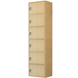定制立员工柜窄柜家用卧室储物柜高柜子带门书架自由组合置物柜木