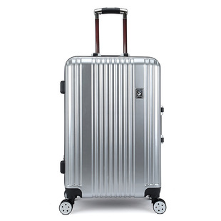 chloe包包環結構 vnine第九城梯形結構合金拉桿旅行箱萬向輪鋁框行李箱男女款 包包