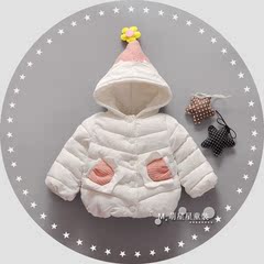 女童羽绒棉棉衣外套儿童冬装加厚婴儿1-2-3岁女宝宝冬季保暖棉袄