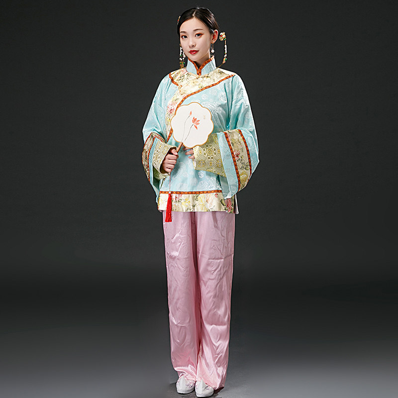 影视民国秀禾服丫鬟服剧组群演路人老百姓平民古装影楼写真演出服