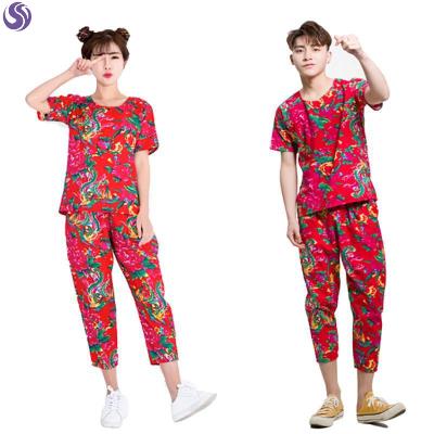 Northeast Big flower pajamas clothes Broken flowers Disco dancing Country girls jacket Countryside Aunt Ethnic style Errenzhuanin the Women's clothing/Boutique , Costume/National costume/Stage costumes , National costume/Costumes category - from Buy2taobao.com to provide professional Taobao agent buy service