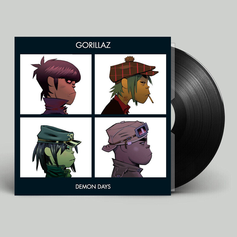现货正版 街头顽童 街头霸王 gorillaz demon days 2lp黑胶唱片