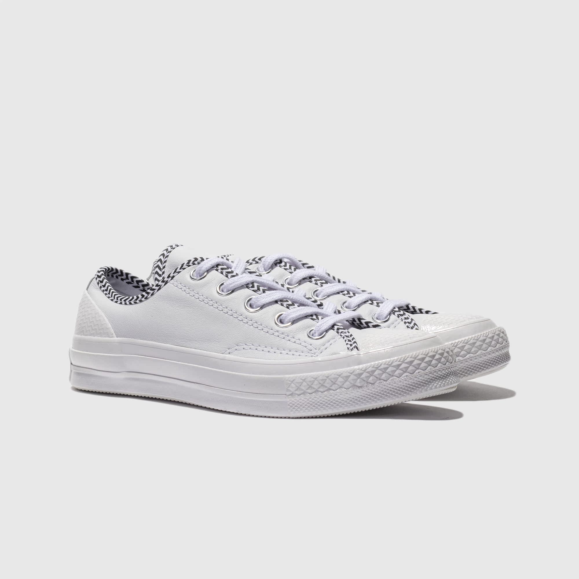 1970s 白色皮质低帮 565370c匡威70s女生帆布鞋几何拼接优惠券