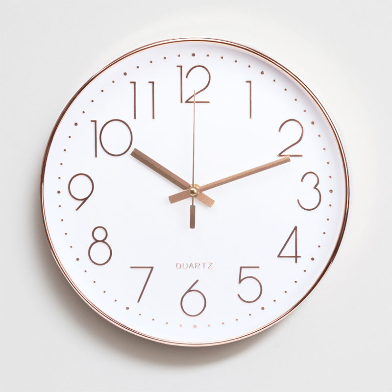 挂钟客厅钟表静音时钟表现代简约石英
