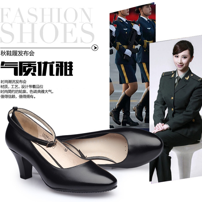 军皮鞋真皮