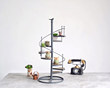 European Style Retro Simple Iron Stair Shaped Flower Rack Wall Small Potted Ornament Shelf Potted Plant Shelf European Style Retro Simple Iron Stair Shaped Flower Rack Wall Small Potted Ornament Shelf Potted Plant Shelf