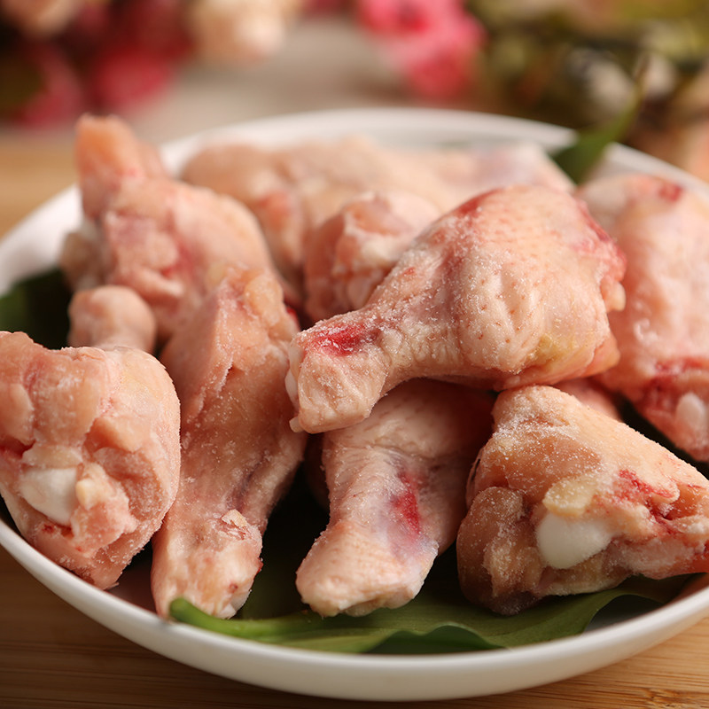 热销冷冻鸡翅批发_上海崇明冷冻鸡翅根1kg冻品生鸡翅根新鲜批发速冻