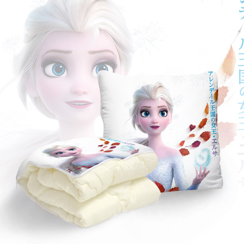 冰雪奇缘 女王 Frozen2 艾莎安娜Elsa 抱枕被可爱床上被子靠垫