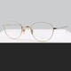 MASUNAGA增永镜框GMS-396BT纯钛圆形超轻文艺全框男女近视眼镜框