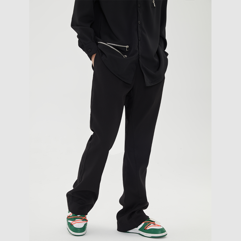 UNKNOWTAL High street small crowd 3D Crop Western-style trousers Micro Speaker trousers men and women leisure time Versatilein the Men's clothing, Trousers category - from Buy2taobao.com to provide professional Taobao agent buy service
