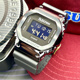 【李灿森联名】卡西欧金属方块 GSHOCK小银块Subcrew手表 GM5600