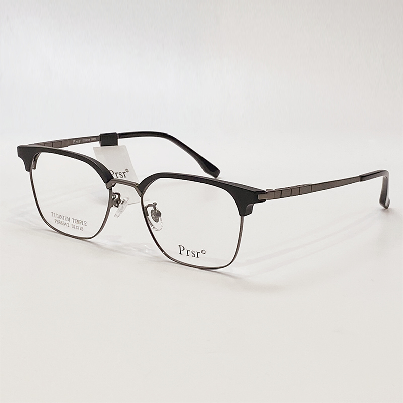帕莎眼镜框全框钛合金男士必入商务休闲复古眼镜架超轻镜架86542