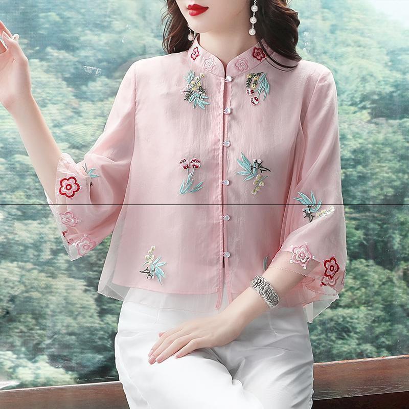 唐装女上衣夏复古风汉服民国风女装文艺日常宽松中国风禅服女禅意|msdalam kategori Butik wanita / wanita, pakaian/pakaian kebangsaan/peringkat pakaian, pakaian/pakaian Cina, jaket - dari Buy2taobao.com untuk memberikan perkhidmatan ejen Taobao profesional membeli