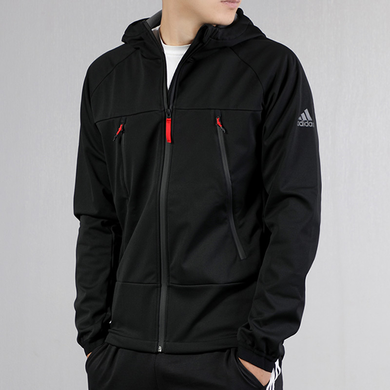 adidas阿迪达斯外套男2021春季新款运动服休闲防风上衣夹克eh3945