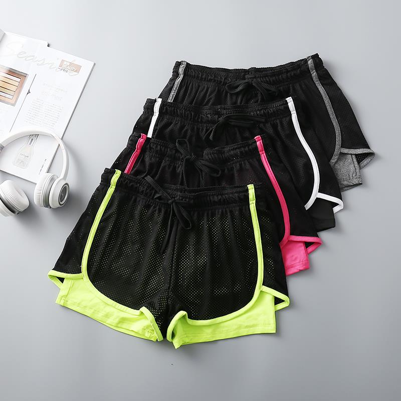 summer outdoors Emptied False two Large Easy Fitness pants ventilation Elastic force run Quick drying motion shortsin the Women's clothing/Boutique , Pants , Casual pants category - from Buy2taobao.com to provide professional Taobao agent buy service