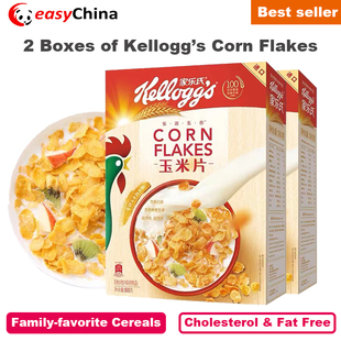 500g*2 Boxes Kellogg's Corn Flakes Cereal Cereals Kelloggs