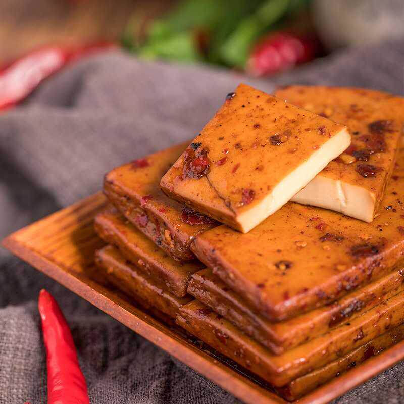 四川特产_蓉李记 麻辣豆腐干 泡椒味香豆干 四川特产办公室小零食