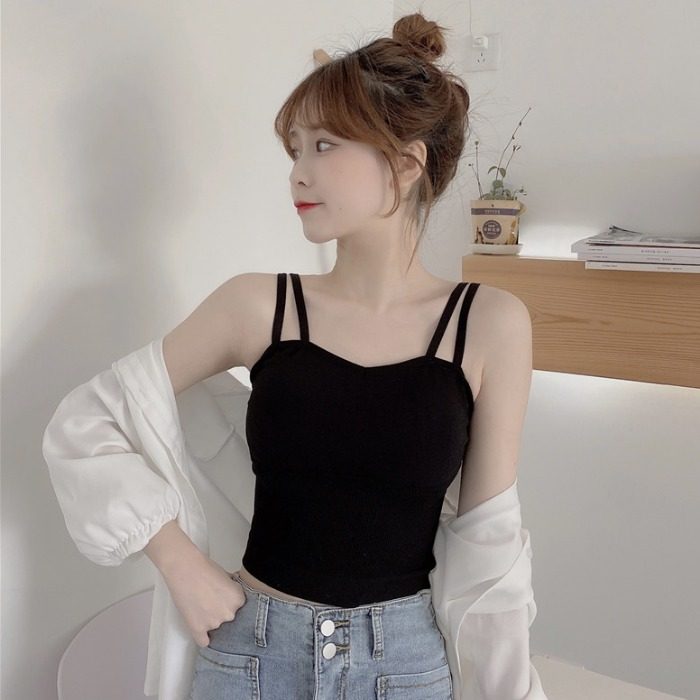 吊带设计感小众外穿遮副乳