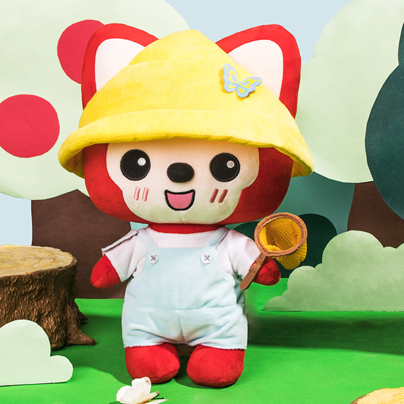 阿狸可爱捕虫狸毛绒公仔玩偶玩具生日动漫礼物卡通可爱萌娃娃周边