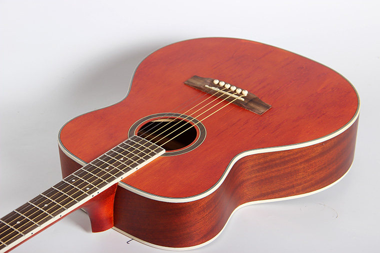 正品babson百森36寸云杉沙比利搽色民谣木吉他男女学习演奏乐器