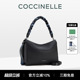 吉承联名款COCCINELLE可奇奈尔BOHEME头层牛皮容量大号单肩托特包