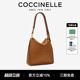 大号报童包COCCINELLE可奇奈尔VANESSA单肩斜挎真皮软皮轻奢女包