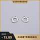 s925纯银镂空猫咪耳扣女日系气质可爱甜美耳环个性耳钉小众设计感