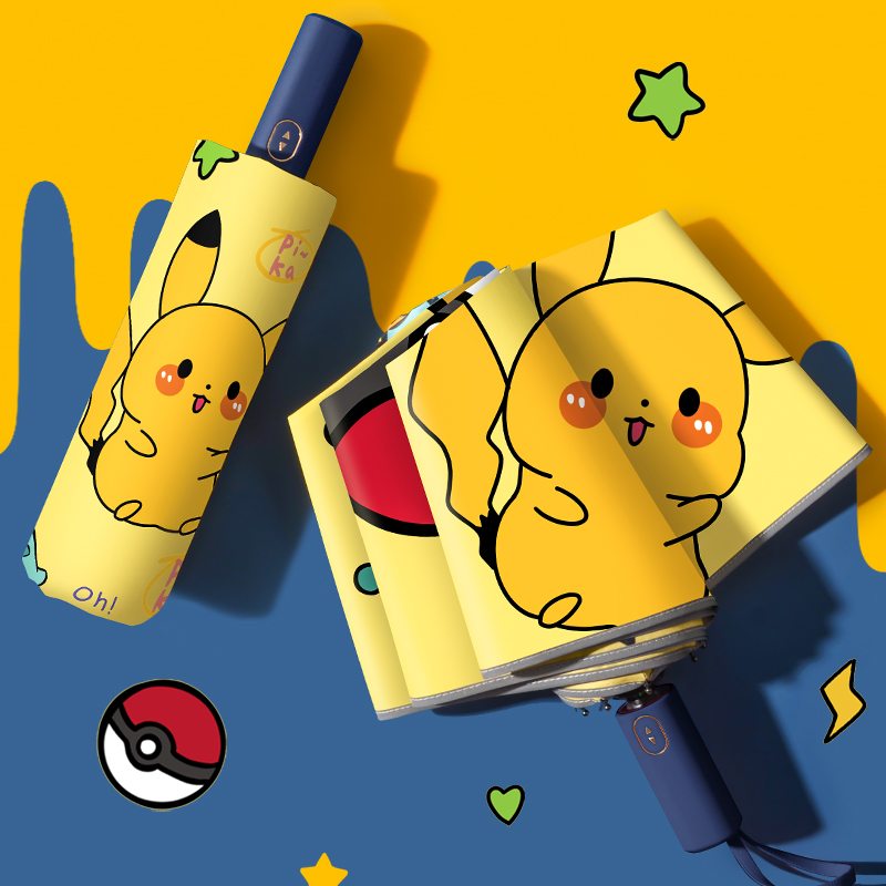 Pikachu children Umbrella security light fully automatic pupil Boy kindergarten fold Go to school Dedicatedin the Home Daily , Umbrella/Rain gear/Rain/Moistureproof , Umbrella category - from Buy2taobao.com to provide professional Taobao agent buy service