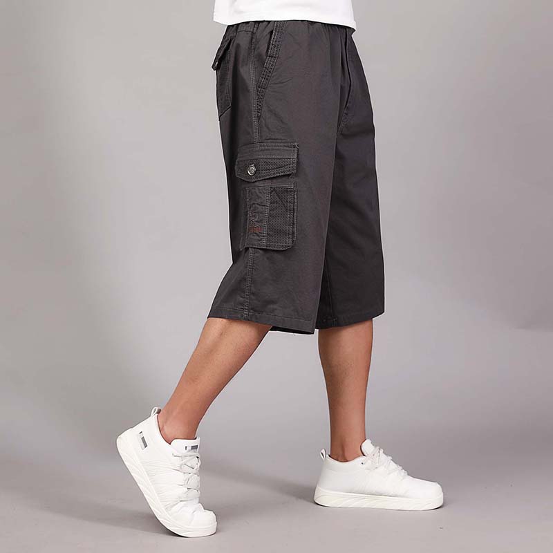 middle age man Cropped Trousers dad leisure time shorts pure cotton ventilation Easy Large Beach pants outdoors Sports pantsin the Men's clothing, Casual pants category - from Buy2taobao.com to provide professional Taobao agent buy service