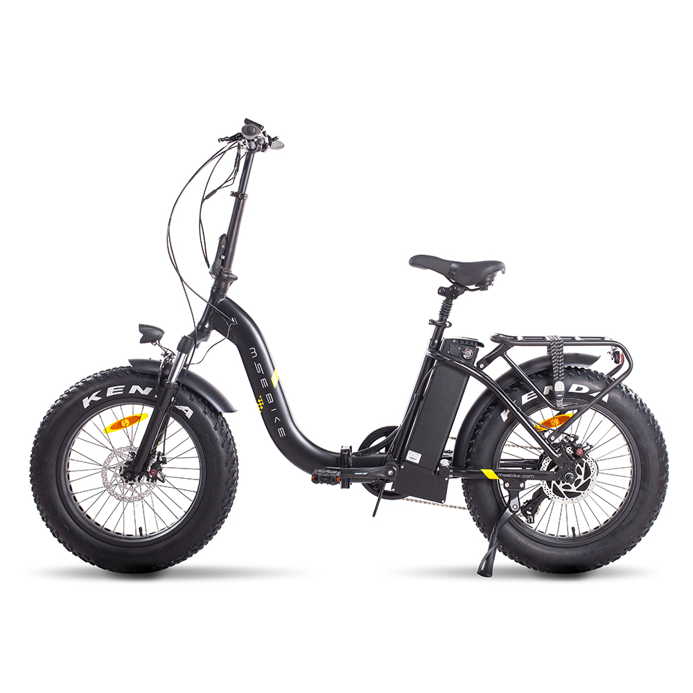 msebike折叠电动助力自行车宽胎车雪地沙滩车20寸锂电助力山地车
