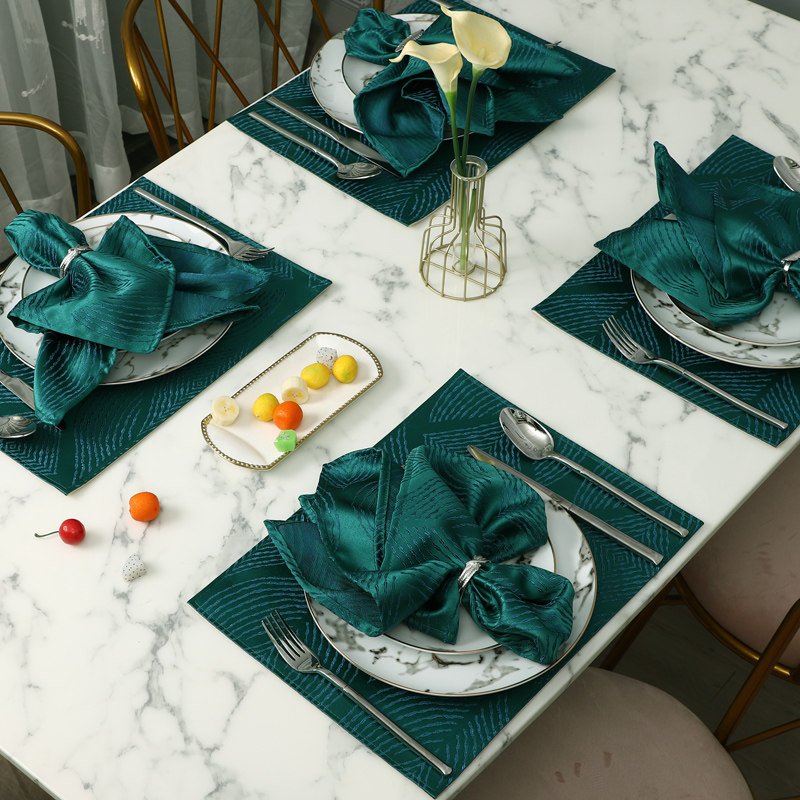 高档酒店餐巾口布擦杯布西餐厅餐巾布折花家用餐桌餐布方巾垫布