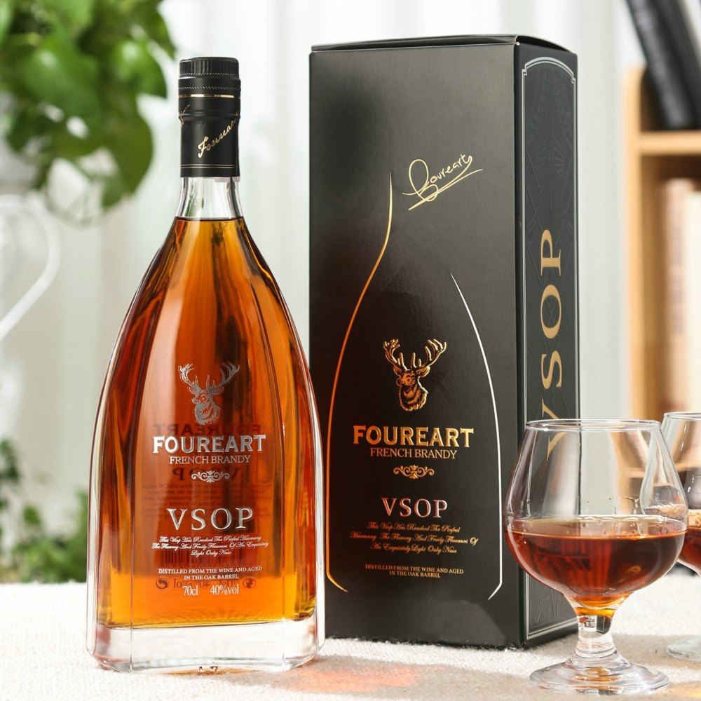 法国进口白兰地酒白兰地vsop700ml 洋酒正品 xo品质原瓶