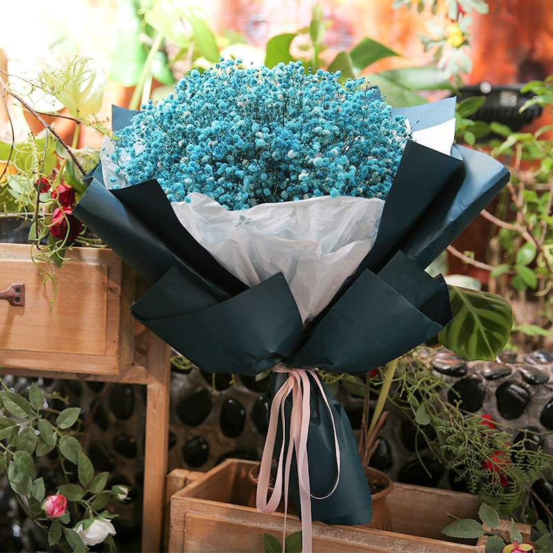 满天星干花礼盒 生日大束大额优惠券