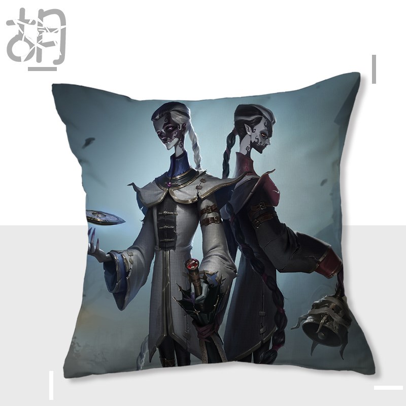 Fifth personality Identity Black and white impermanence periphery Pillows Cushionin the Home Fabric , Pillow/Pillow category - from Buy2taobao.com to provide professional Taobao agent buy service