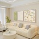 2024新款客厅装饰画高级感沙发背景墙挂画肌理奶油风抽象艺术壁画