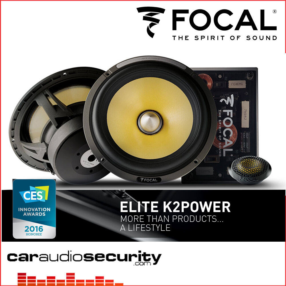 法国劲浪es165k2黄盆2分频65寸喇叭套装无损安装汽车喇叭