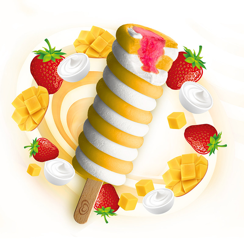 和路雪好多圈 苹果香草/芒果酸奶