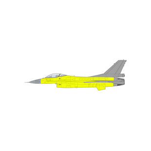 HobbyMaster“黄色毒蛇”F16V水贴版模型仿真合金成品军事航模