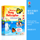 Usborne英文原版  Wind-up 发条直升机轨道车书 繁忙的直升机 营救 Busy Helicopter to the Rescue  玩具书 大开本纸板