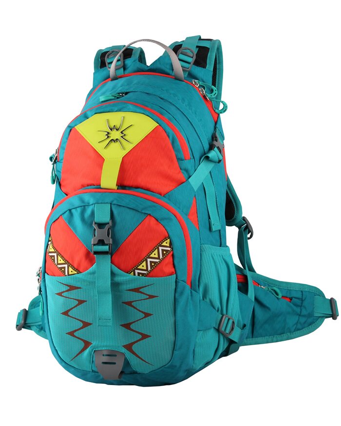 骑行背包户外运动徒步登山包轻便小容量多夹层水袋双肩包男女 20l