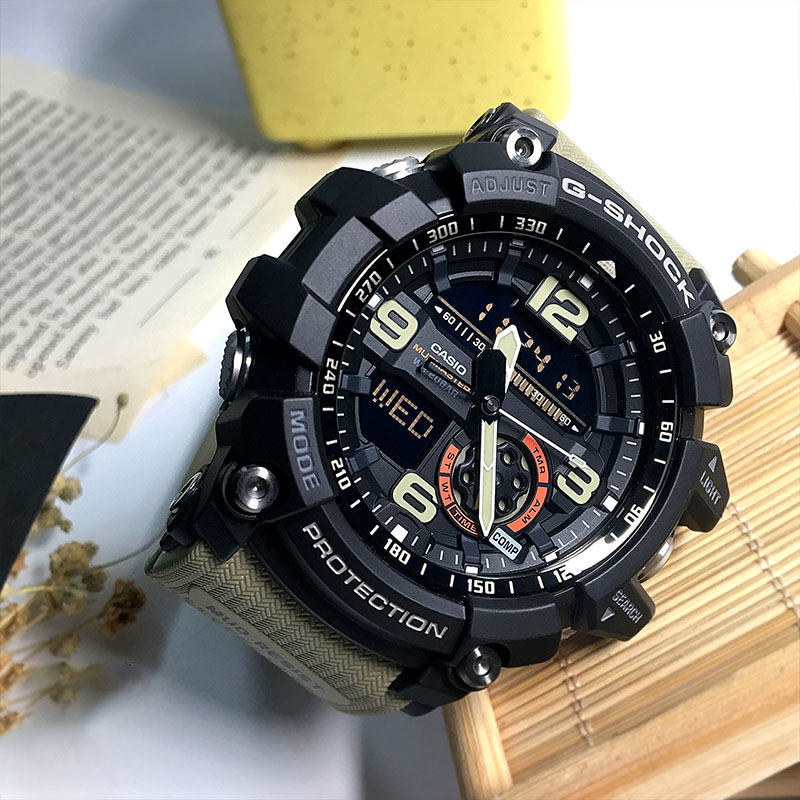 卡西欧手表男g-shock大表盘坚韧防泥防尘防震小泥王石英表gg-1000