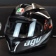 意大利AGV K5 S碳纤维头盔户外骑行防雾全盔双镜片男女四季