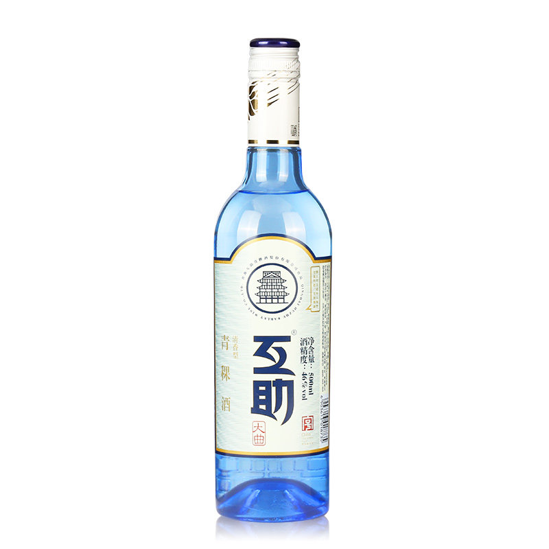 互助青稞酒 46度互助大曲500ml清香型白酒青海特产